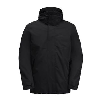 Jack Wolfskin 1116251_4311 Yeşil Luntal 3ın1 Jkt M Outdoor Erkek Mont