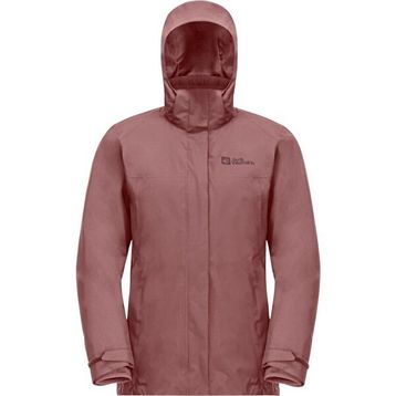 Jack Wolfskin 1116321 Luntal 3in1 W Outdoor Koyu Pembe Kadın Mont