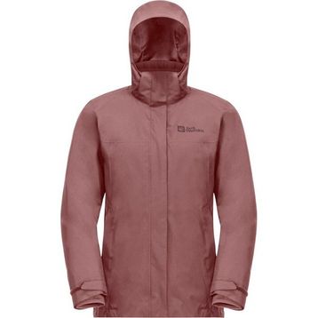 Jack Wolfskin 1116321 Luntal 3in1 W Outdoor Koyu Pembe Kadın Mont