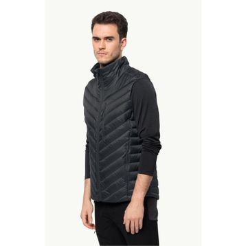 Jack Wolfskin 1207161-6350 Passamani Down Vest Siyah Erkek Yelek