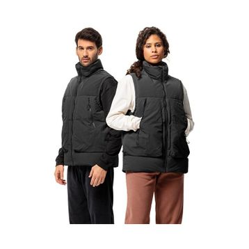 Jack Wolfskin 1207621-6502 Siyah Dellbrueck Vest Unisex Outdoor Yeleği