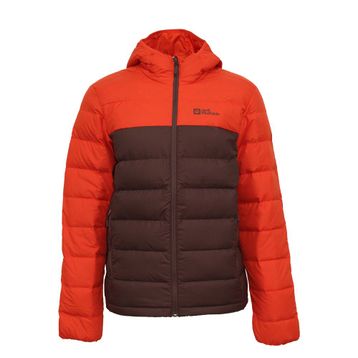 Jack Wolfskin 1207671-2365 Kırmızı Siyah Ather Down Hoody Erkek Mont
