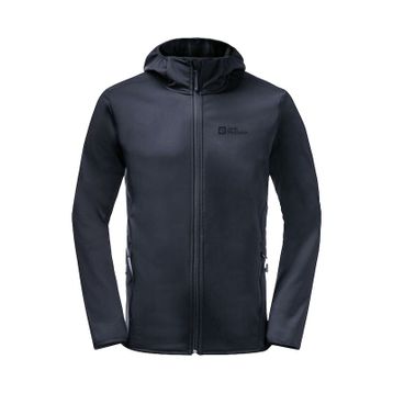 Jack Wolfskin 1307471-1010 Bornberg Hoody Softshell Lacivert Erkek Ceket