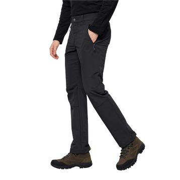 Jack Wolfskin 1503755-6000 Activate XT Erkek Softshell Siyah Pantolon
