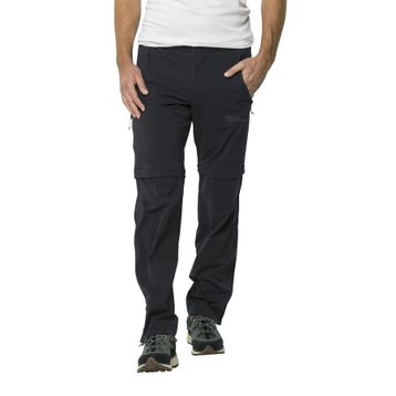 Jack Wolfskin 1508301-6350-Antrasit N Glastal Zip Gri Erkek Outdoor Pantolon