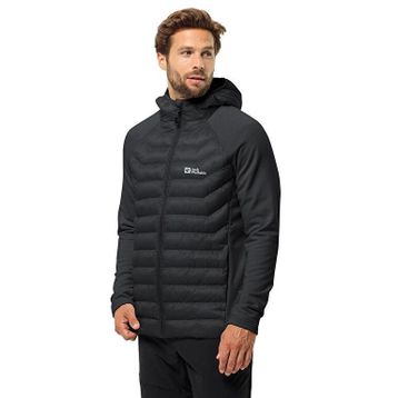Jack Wolfskin 1710512-6000 Routeburn Pro Hybrid M Siyah Erkek Outdoor Mont