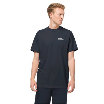 Jack Wolfskin 1808382_1010 ESSENTIAL T M Bisiklet Yaka Lacivert Erkek T-shirt