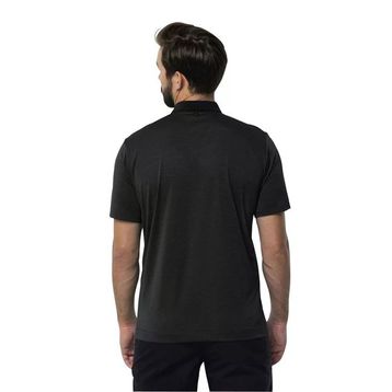 Jack Wolfskin 1808542 Pack and Go Polo Siyah Erkek T-Shirt