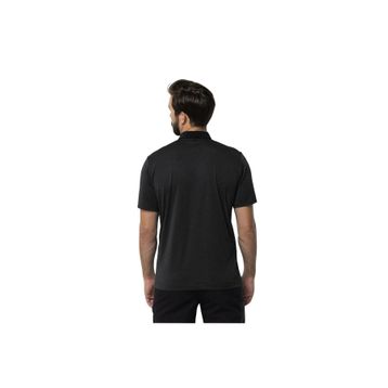 Jack Wolfskin 1808542 Pack and Go Polo Siyah Erkek T-Shirt