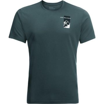 Jack Wolfskin 1809941 Vonnan S/S Graphic T M Erkek Tişört