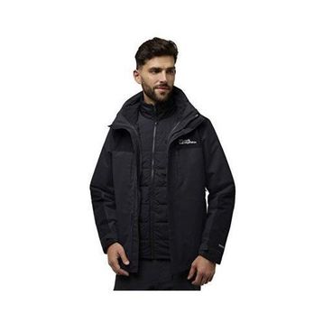 Jack Wolfskin A61858-635 Jasper 3 in 1 JKT M Siyah Erkek Outdoor Montu