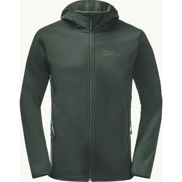 Jack Wolfskin Bornberg Hoody Yeşil Softshell Kapüşonlu Outdoor Erkek Ceket