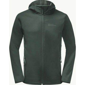 Jack Wolfskin Bornberg Hoody Yeşil Softshell Kapüşonlu Outdoor Erkek Ceket