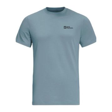 Jack Wolfskin Essential T M Bisiklet Yaka Normal Kalıp Beyaz Erkek T-shirt