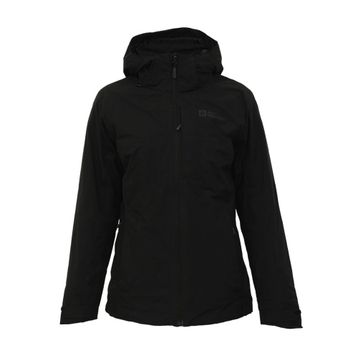 Jack Wolfskin Feldberg 1115661-6000 Kadın Siyah 3in1 Mont