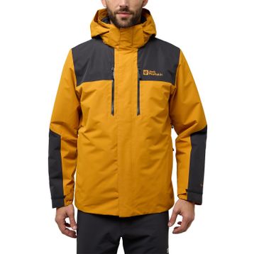 Jack Wolfskin Jasper 3IN1 JKT A61858 Sarı Erkek Outdoor Ceket