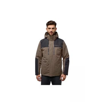 Jack Wolfskin Jasper 3İN1 JKT Cold Coffee Erkek Su Geçirmez Outdoor Mont