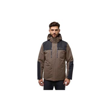 Jack Wolfskin Jasper 3İN1 JKT Cold Coffee Erkek Su Geçirmez Outdoor Mont