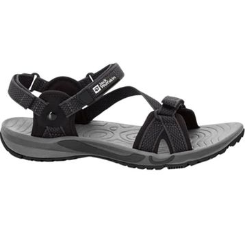 Jack Wolfskin Lakewood Ride Siyah Sandal Kadın Sandalet