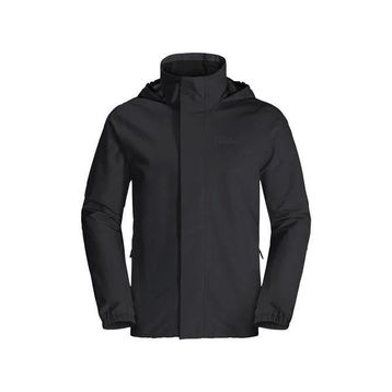 Jack Wolfskin Stormy Point 2L Siyah Erkek Outdoor Ceket