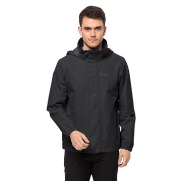 Jack Wolfskin Stormy Point 2L Siyah Erkek Outdoor Ceket