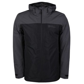 Jack Wolfskin Taubenberg 3 In 1 Jkt Erkek Siyah Outdoor Mont