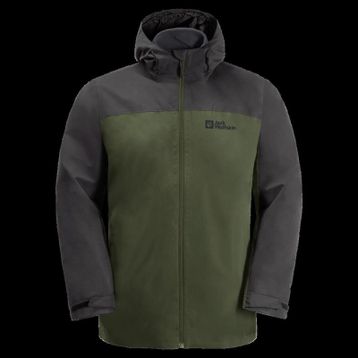 Jack Wolfskin Taubenberg 3IN1 JKT Yeşil Erkek Outdoor Erkek Ceket