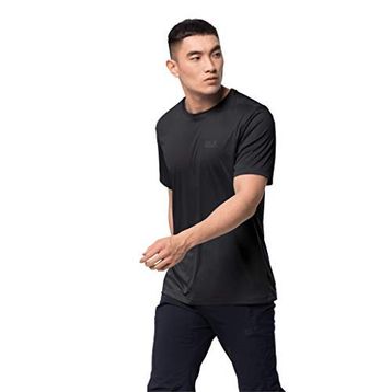Jack Wolfskin Tech TM Siyah Erkek T-shirt