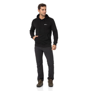 Jack Wolfskin Tommy Hoody M Siyah Erkek Sweatshirt