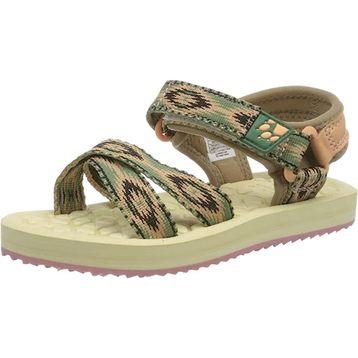 Jack Wolfskin Zulu Haki Krem Kız Çocuk Sandalet