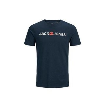 Jack&Jones 12137126 Lacivert Baskılı Erkek T-shirt