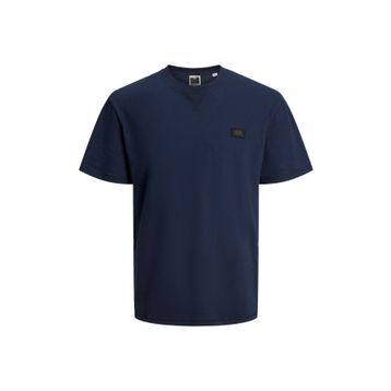 Jack&Jones 12137126 Lacivert Baskılı Erkek T-shirt
