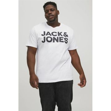 Jack&Jones 12158505 Beyaz Baskılı Erkek T-shirt