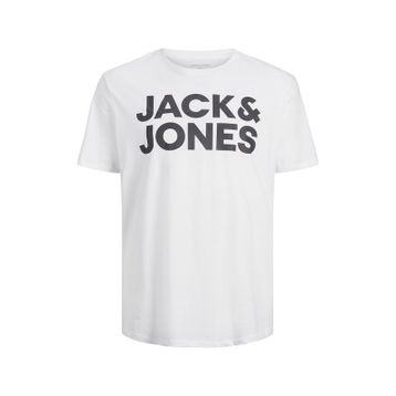 Jack&Jones 12158505 Beyaz Baskılı Erkek T-shirt