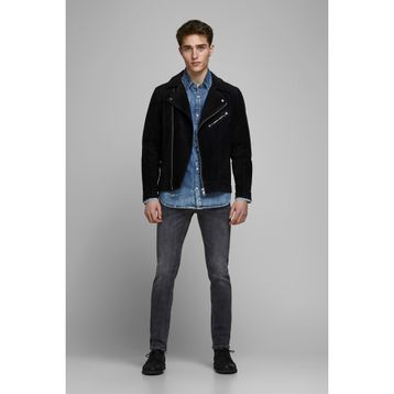 Jack&Jones 12159030 Black Denim Glenn Erkek Kot Pantolon