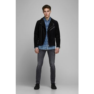 Jack&Jones 12159030 Black Denim Glenn Erkek Kot Pantolon