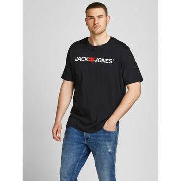 Jack&Jones 12184987 Beyaz Büyük Beden Erkek Tişört