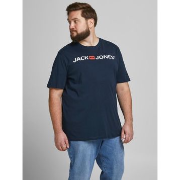 Jack&Jones 12184987 Beyaz Büyük Beden Erkek Tişört