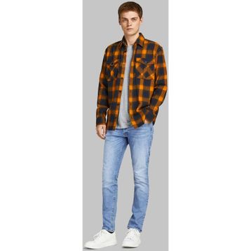 Jack&Jones 12203510 Blue Denim Glenn Erkek Kot Pantolon