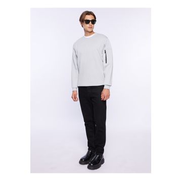 Jack&Jones 12240222 Beyaz Erkek Sweatshirt