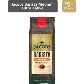 Jacobs 200 gr Barista Medium Filtre Kahve