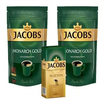 Jacobs 400 gr Monarch Gold Kahve + 250 gr Selection Filtre Kahve