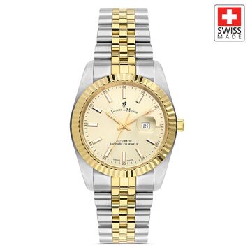Jacques Du Manoir JWL04103 Inspiration Sellita SW100 25 Jewels Otomatik Mekanizmalı Swiss Made Kadın Kol Saati