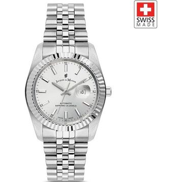 Jacques Du Manoir JWL04104 Inspiration Sellita SW100 25 Jewels Otomatik Mekanizmalı Swiss Made Kadın Kol Saati