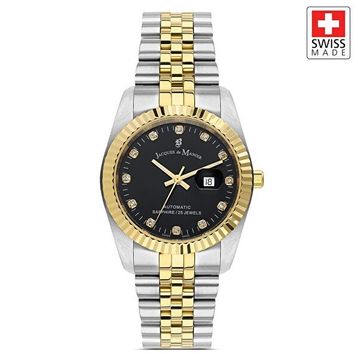 Jacques Du Manoir JWL04111 Inspiration Sellita SW100 25 Jewels Otomatik Mekanizmalı Swiss Made Kadın Kol Saati