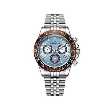 Jacques Philippe JPQGC7113X6SBBR Metalik Gri Çelik Erkek Kol Saati
