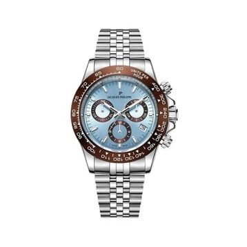 Jacques Philippe JPQGC7113X6SBBR Metalik Gri Çelik Erkek Kol Saati