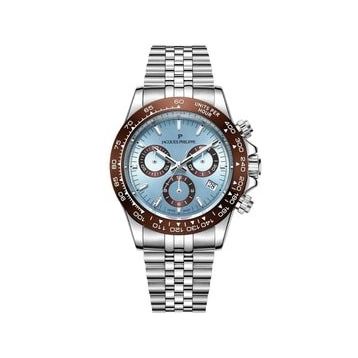 Jacques Philippe JPQGC7113X6SBBR Metalik Gri Çelik Erkek Kol Saati
