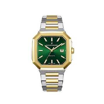 Jacques Philippe Jpqgs10073x8 Altın Rengi Metalik Gri Çelik Erkek Kol Saati