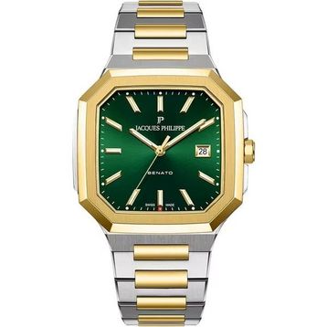 Jacques Philippe Jpqgs10073x8 Altın Rengi Metalik Gri Çelik Erkek Kol Saati